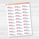 Dance Competition Icon Script Planner Stickers | FC12 | E-193