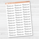 Run Dishwasher Icon Script Planner Stickers | FC12 | E-197