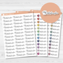 Run Dishwasher Icon Script Planner Stickers | FC12 | E-197
