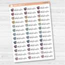 Run Dishwasher Icon Script Planner Stickers | FC12 | E-197