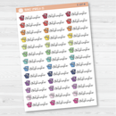 Run Dishwasher Icon Script Planner Stickers | FC12 | E-197