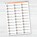 Grooming Appointment Icon Script Planner Stickers | FC12 | E-200