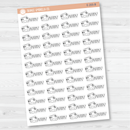 Autopay Credit Card Icon Script Planner Stickers | FC12 | E-203