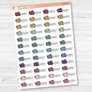 Autopay Credit Card Icon Script Planner Stickers | FC12 | E-203