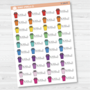 Trash Out Icon Script Planner Stickers | FC12 | E-206