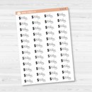 Pay Day Dollar Sign Icon Script Planner Stickers | E-211