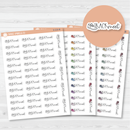 Track Meet Icon Script Planner Stickers | FC12 | E-215