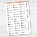 Track Meet Icon Script Planner Stickers | FC12 | E-215