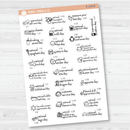 January Wacky Mini Holidays Script Planner Stickers | F16 | E-216