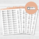 Weigh-In Scale Icon Planner Stickers | E-218