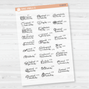 February Wacky Mini Holidays Script Planner Stickers | F16 | E-220