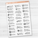 May Wacky Holidays Script Planner Stickers | F16 | E-227