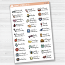 May Wacky Holidays Script Planner Stickers | F16 | E-227