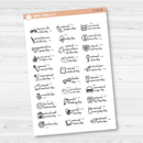 May Wacky Holidays Mini Script Planner Stickers | F16 | E-228