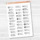 July Wacky Holidays Mini Script Planner Stickers | F16 | E-232