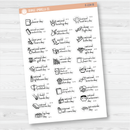 August Wacky Holidays Mini Script Planner Stickers | F16 | E-234