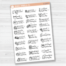 September Wacky Holidays Script Planner Stickers | F16 | E-235