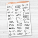 October Wacky Holidays Script Planner Stickers | F16 | E-237