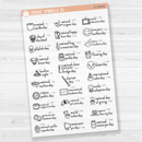 November Wacky Holidays Script Planner Stickers | F16 | E-239