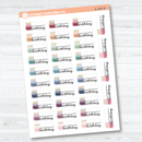 Birthday Fill-In Stickers | Cake Candle Event Labels for Planners | F16 | E-244