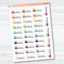 Birthday Fill-In Stickers | Cake Candle Event Labels for Planners | F16 | E-244