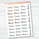 Birthday Fill-In Stickers | Cake Candle Event Labels for Planners | F16 | E-244