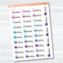 Birthday Fill-In Stickers | Cake Candle Event Labels for Planners | F16 | E-244