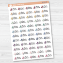 Cheer Practice Event Megaphone Icon Script Planner Stickers | F16 | E-251
