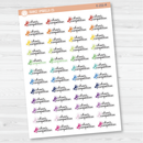 Cheer Competition Event Megaphone Icon Script Planner Stickers | F16 | E-252