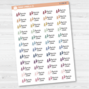 Dance Class Event Shoes Icon Planner Stickers | F16 | E-258
