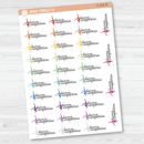 Dance Competition Event Girl Icon Planner Stickers | F16 | E-262
