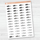 Run Event Labels | Exercise Icon Script Planner Stickers | F16 | E-276