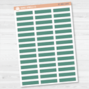 CLEARANCE | Stitched Skinny Label Planner Stickers | EC Palette Jan to June | EC-001-006