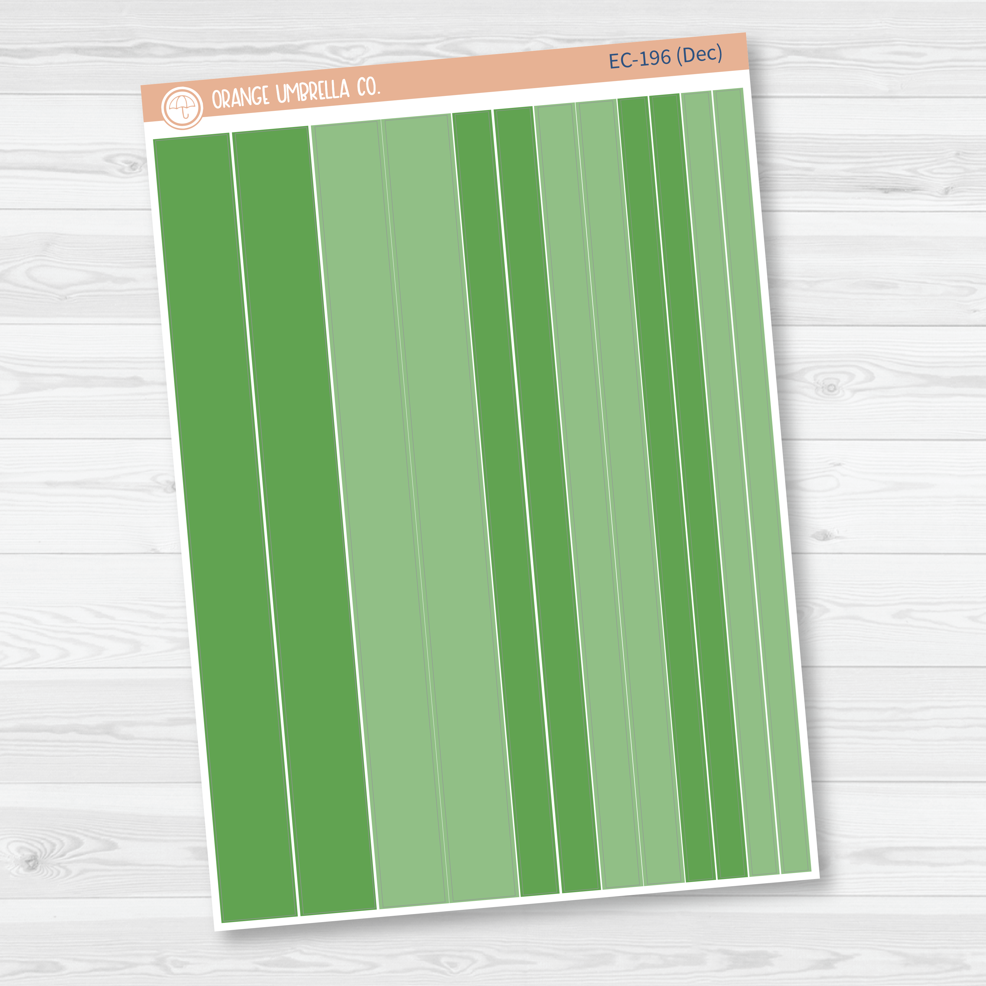 CLEARANCE | Erin Condren Colored Washi Planner Stickers | Erin Condren Palette | EC-035-040/196