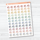 Hand Doodled Books Icon Planner Stickers | Reading & Study Planner Stickers | I-001