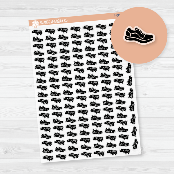 Shoes Icon Planner Stickers | Clear Matte | I-005-BCM