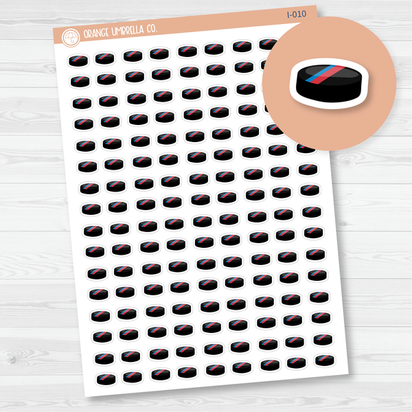 Hockey Game Icon Planner Stickers | I-010