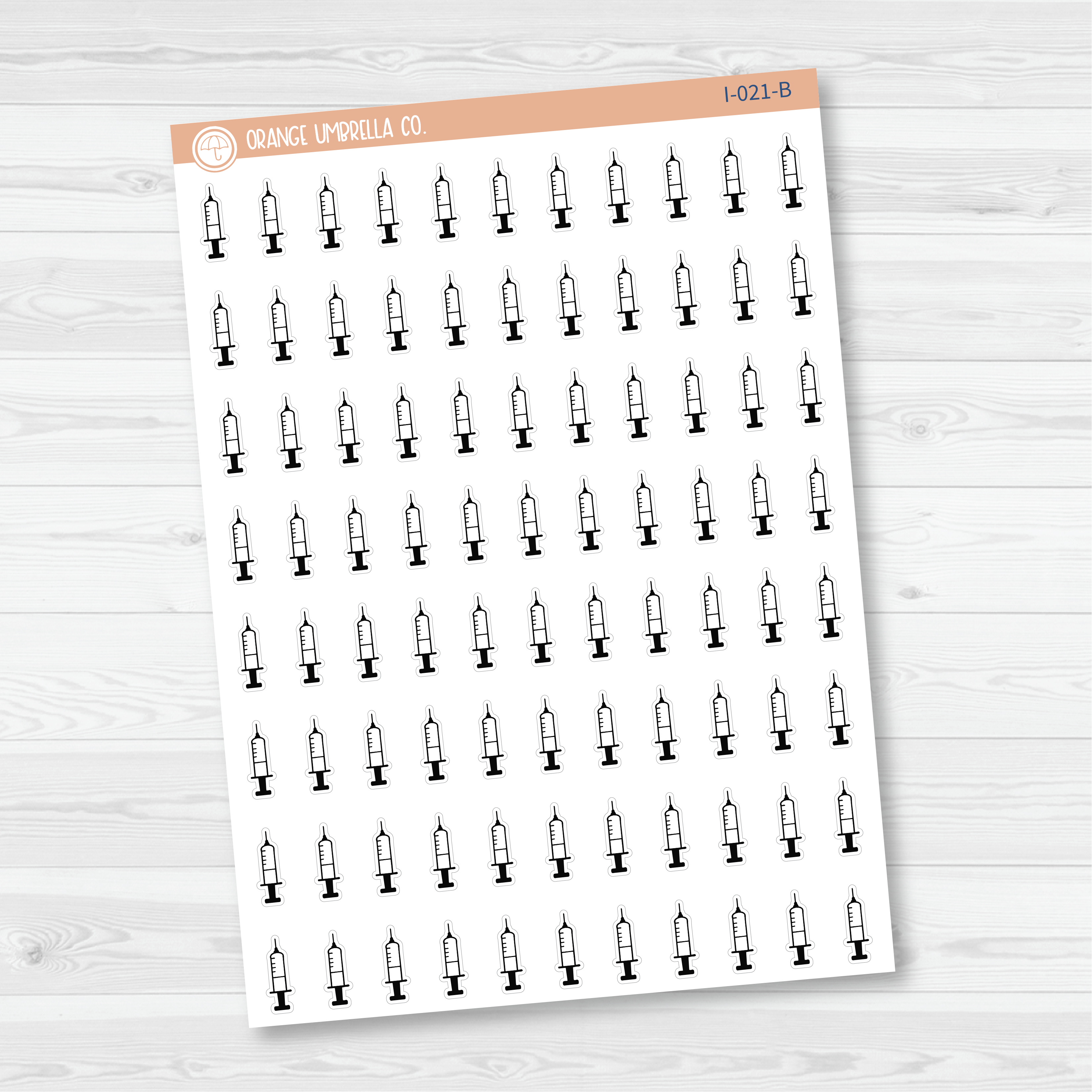 Syringe Icon Planner Stickers | I-021