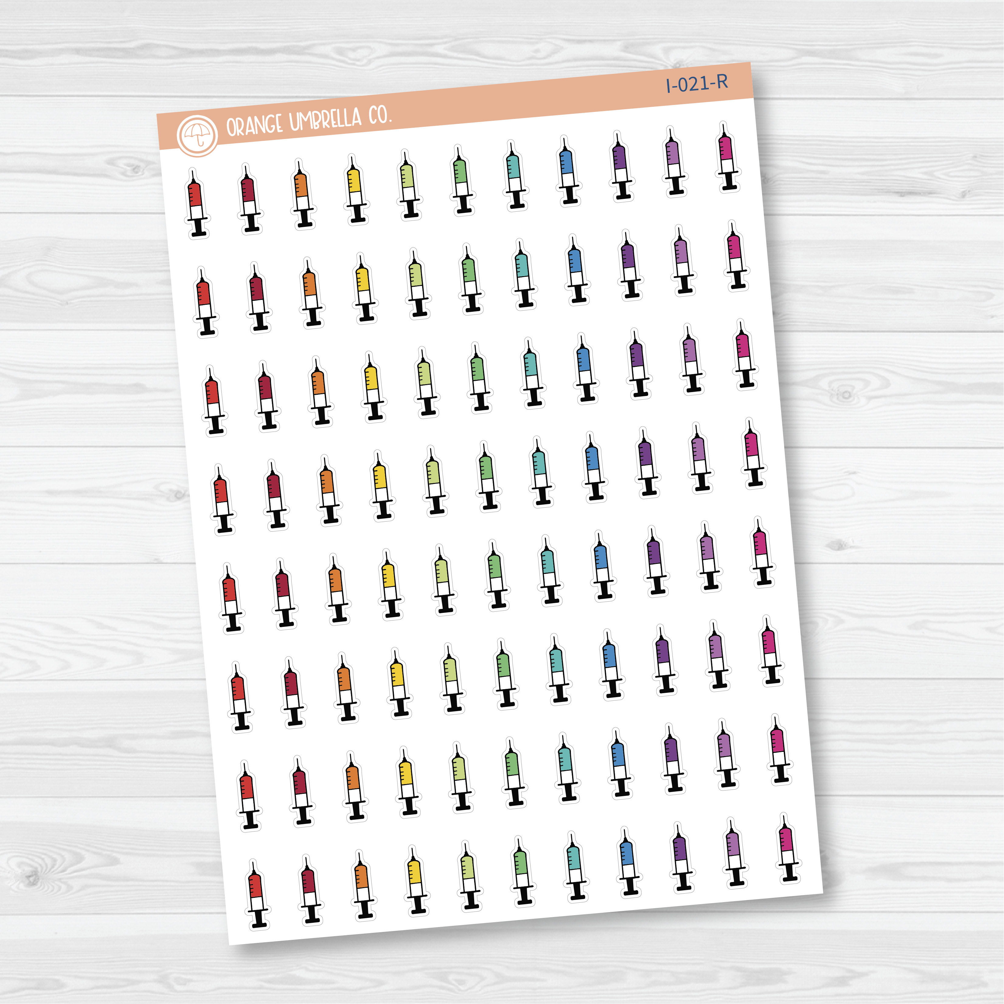Syringe Icon Planner Stickers | I-021