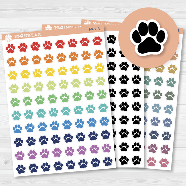 Paw Print - Small Icon Planner Stickers | I-027