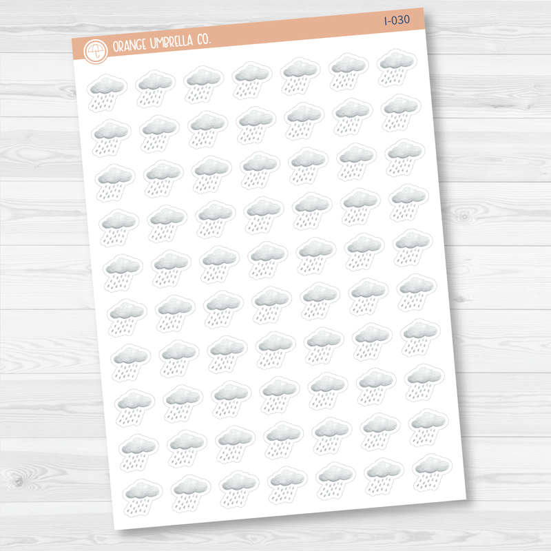 Weather Icon Planner Stickers | I-028 - I-035