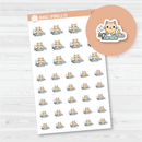 Spazz Cat Washing the Dishes Icon Planner Stickers | I-052