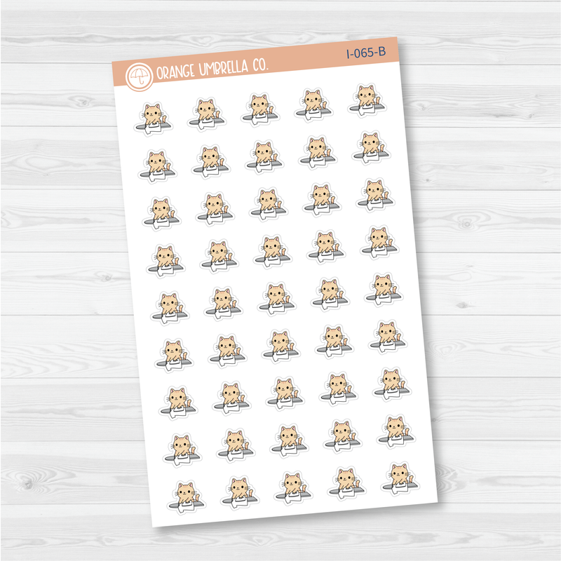 CLEARANCE | Spazz Ironing Icon Planner Stickers | I-065