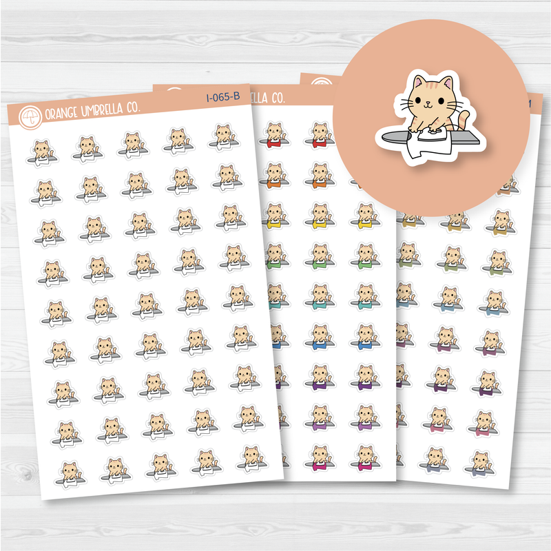 CLEARANCE | Spazz Ironing Icon Planner Stickers | I-065