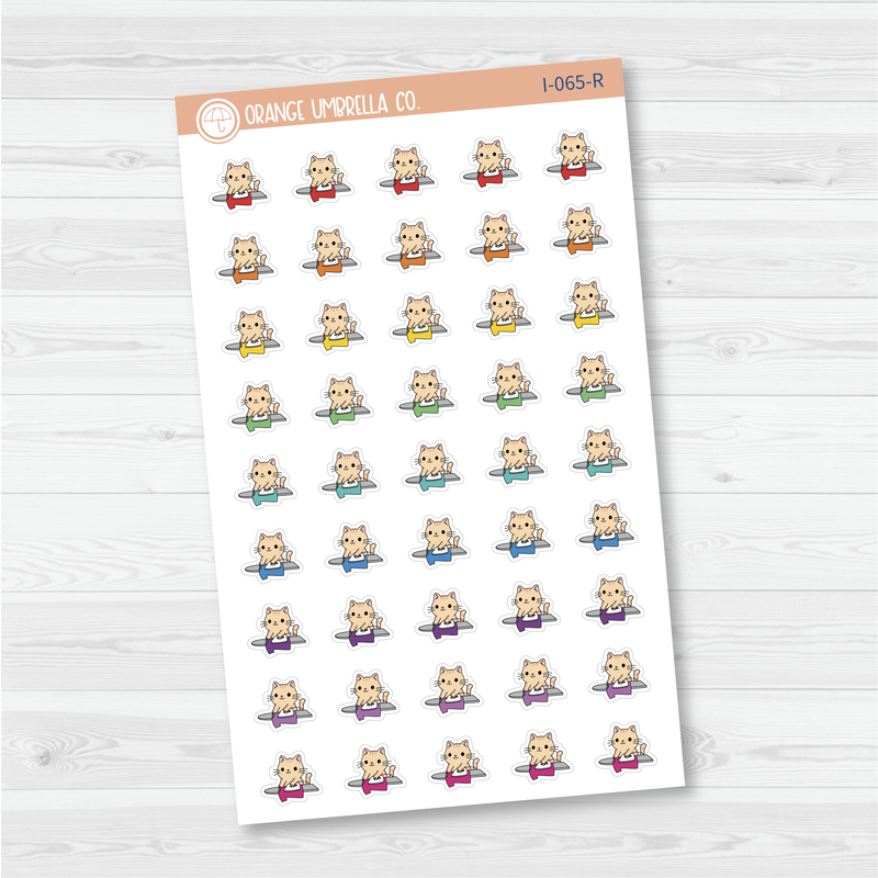 CLEARANCE | Spazz Ironing Icon Planner Stickers | I-065