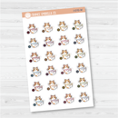 Spazz Cat Yarn Play Icon Planner Stickers | I-070
