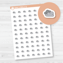 Cloudy Weather - Micro Icon Planner Stickers | I-085