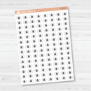 Camera Icon Stickers | Planner Photography Reminder Labels | I-104