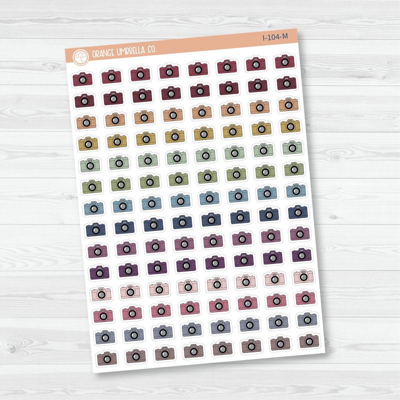 Camera Icon Planner Stickers | I-104