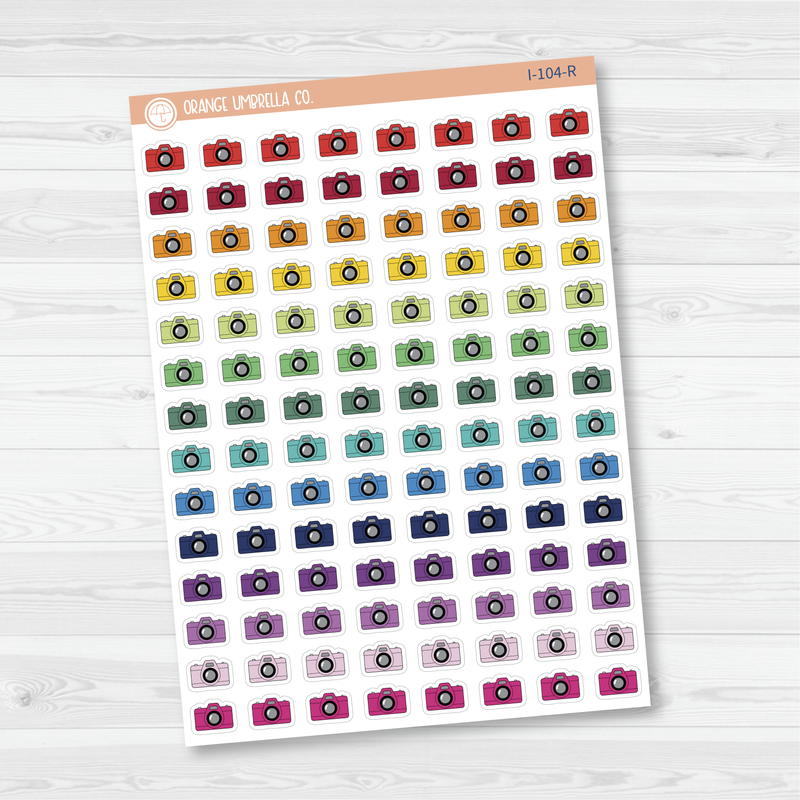 Camera Icon Planner Stickers | I-104